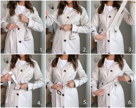 how to tie jacket belt.